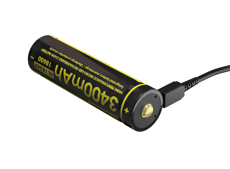 ΜΠΑΤΑΡΙΑ NITECORE 18650 / 3400mAh/Micro USB