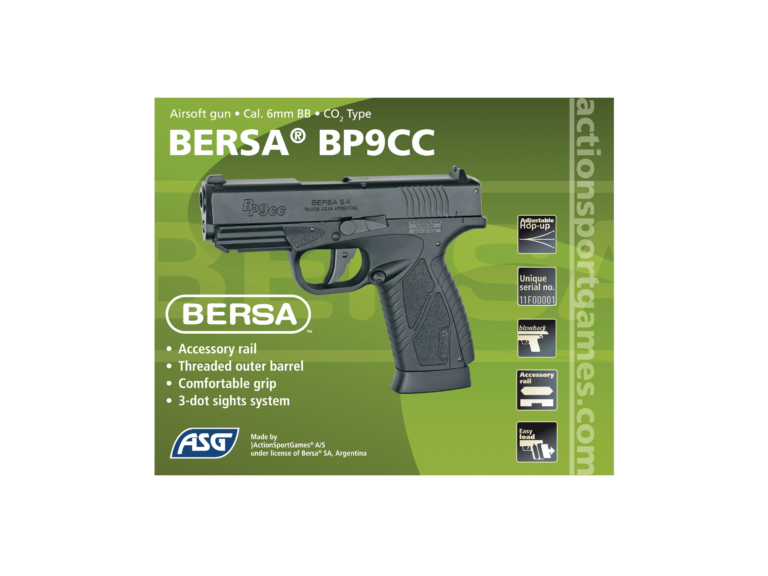 ΠΙΣΤΟΛΙ SOFT GBB, ASG, Co2, BERSA BP9CC