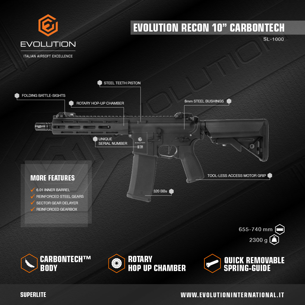 ΟΠΛΟ SOFT Evolution Recon 10” Carbontech - PACK