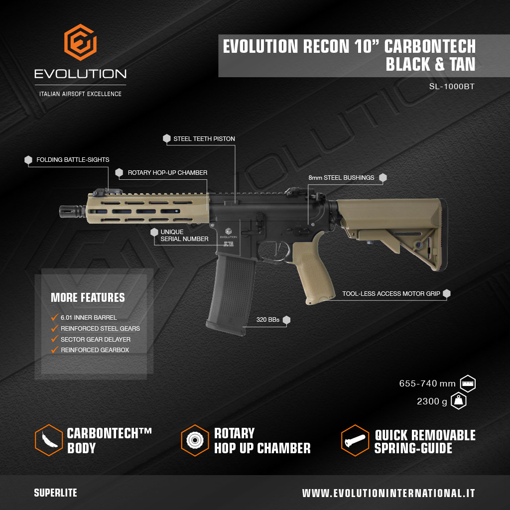 ΟΠΛΟ SOFT Evolution Recon 10” Carbontech Black & Tan - PACK