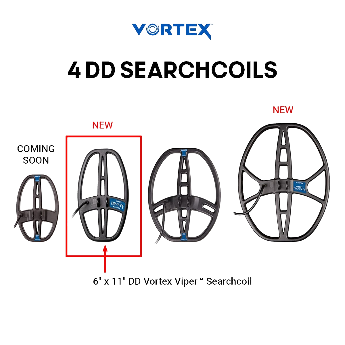 ΔΙΣΚΟΣ GARRETT 6x11 VORTEX, VIPER