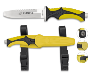 ΜΑΧΑΙΡΙ ALBAINOX, ΚΑΤΑΔΥΣΕΩΝ OCTOPUS - YELLOW #32333#