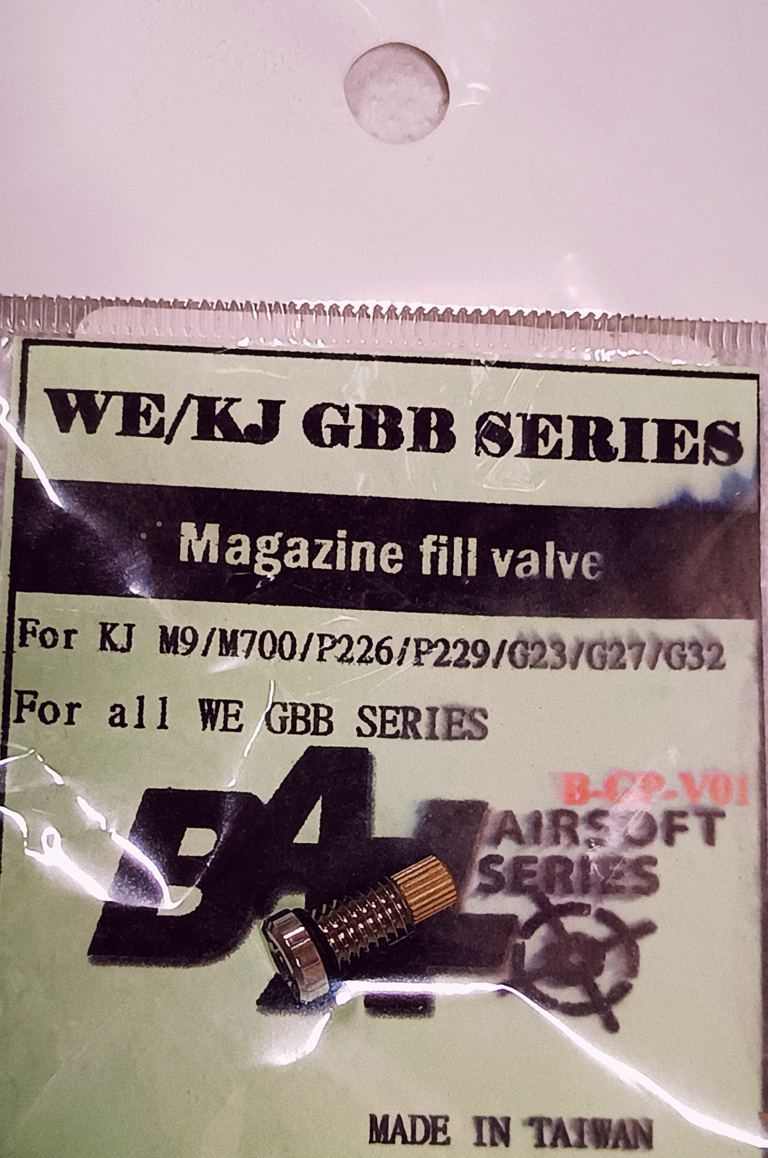 Spare part Inhaust Valve for KJW and WE GBB models (Baal)