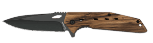ΣΟΥΓΙΑΣ ALBAINOX, zebra wood pocket knife. Bl 8.8, 25041