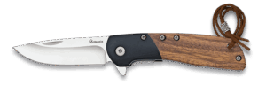 ΣΟΥΓΙΑΣ ALBAINOX, zebra wood pocket knife, 6.7cm, 25054