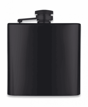 ΥΔΡΟΔΟΧΕΙΟ - ΦΛΑΣΚΙ Albainox stainless black hip flask, 40126