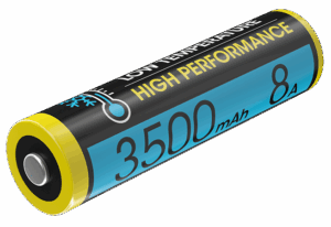 ΜΠΑΤΑΡΙΑ NITECORE 18650 / 3500mAh (LTHP), 8A (τιμή τεμαχίου)