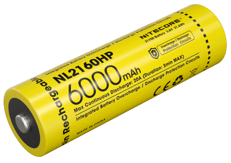 ΜΠΑΤΑΡΙΑ NITECORE 21700 / 6000mAh / HP (τιμή τεμαχίου)