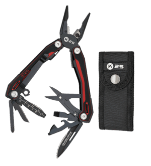 ΠΟΛΥΕΡΓΑΛΕΙΟ K25, G10 red/black pliers, 7Cr17Mov, 10 εργαλεια