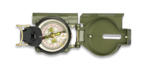 ΠΥΞΙΔΑ ALBAINOX, Oil filled military fiber compass. Green, 33172