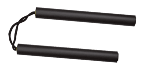 Foam training nunchucks. 28x3.3 cm, Black 39670