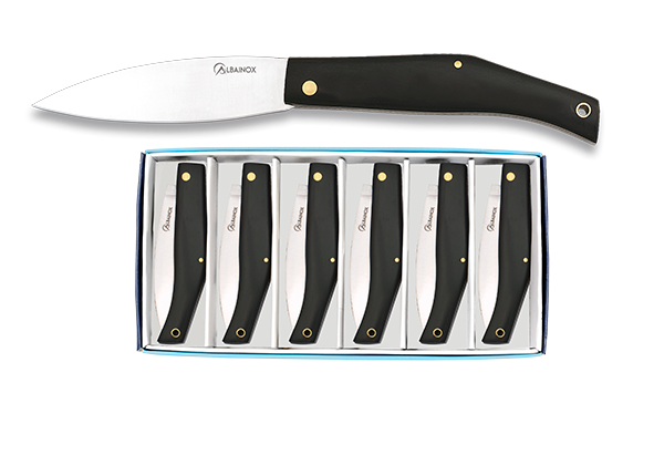 ΣΟΥΓΙΑΣ ALBAINOX, Κουτί με 6 σουγιάδες penknives, Blade 7 cm, 18091