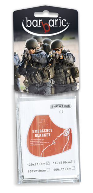 ΚΟΥΒΕΡΤΑ ΘΕΡΜΑΝΤΙΚΗ, EMERGENCY SLEEP 210x160 cm, 33416