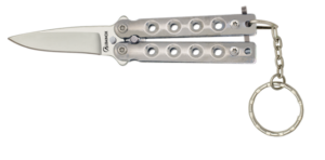ΣΟΥΓΙΑΣ ALBAINOX, BT, Key-ring balisong. Silver, 4 cm, 02249