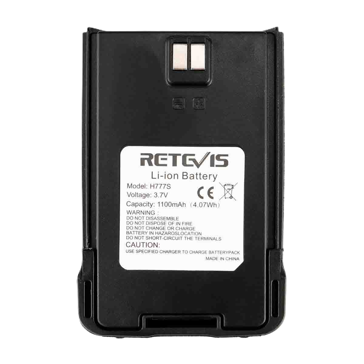 ΜΠΑΤΑΡΙΑ RETEVIS για RT24, 1100mAh 3.7V Original Rechargeable Li-ion Battery