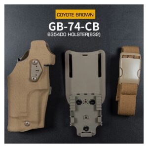 ΘΗΚΗ ΠΙΣΤΟΛΙΟΥ WST 6354 DO Holster Glock 17 with X300Flashlight, Right-Handed – COYOTE