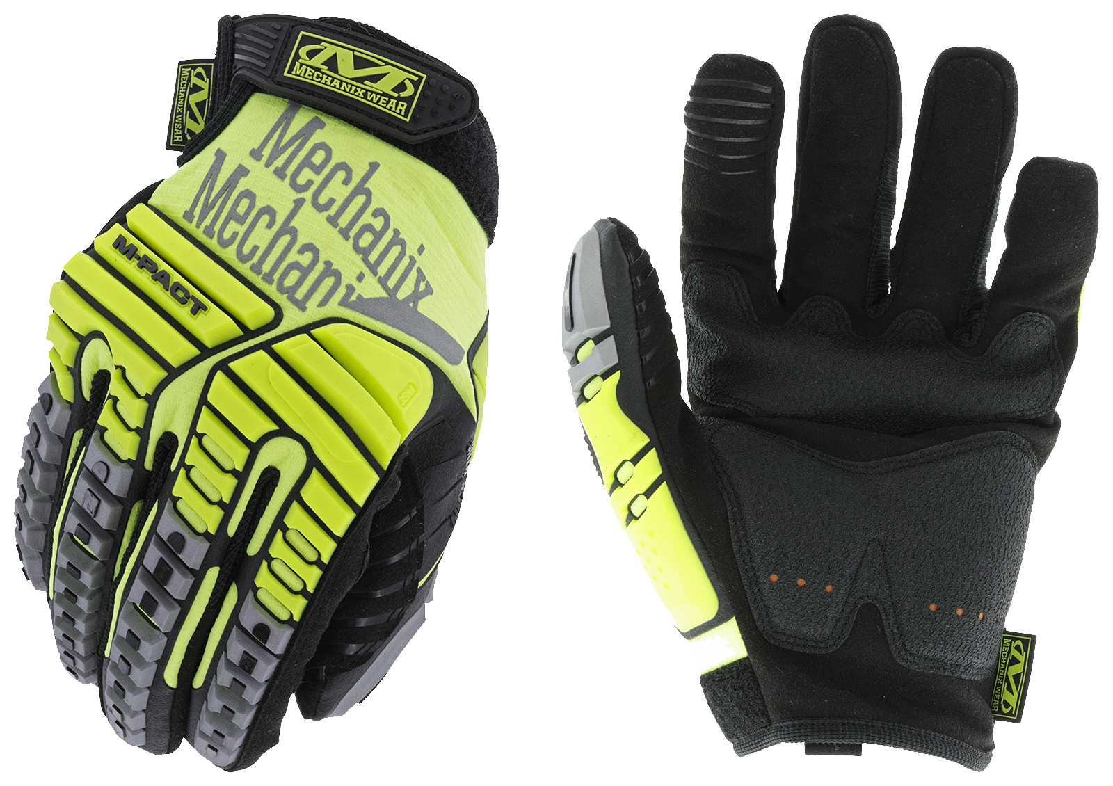 ΓΑΝΤΙΑ MECHANIX, M-PACT , High-Visibility Impact Gloves -XL