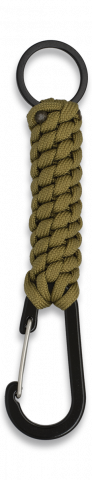ΜΠΡΕΛΟΚ Albainox Snap hook with paracord and ring. COYOTE, 33947-CO