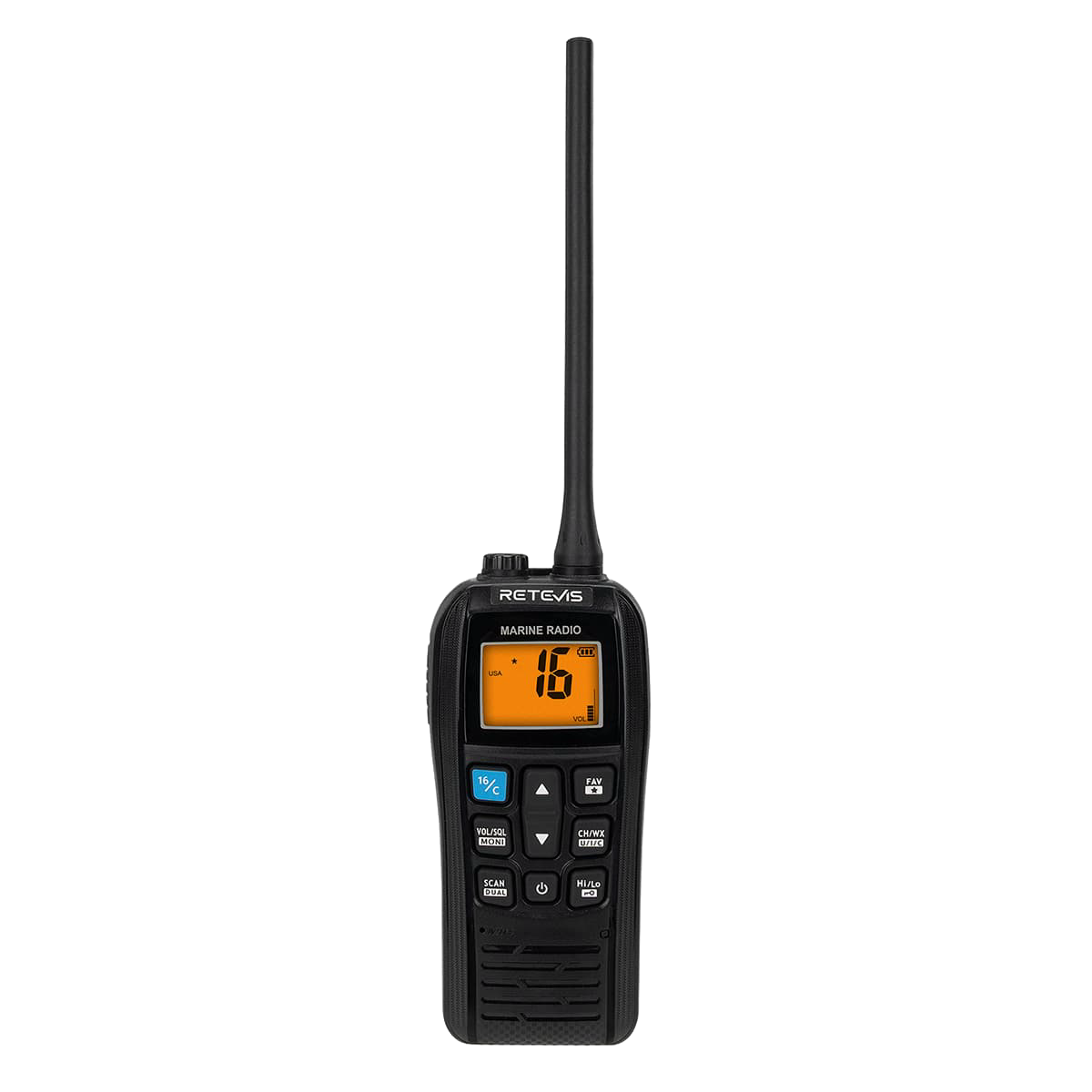 ΠΟΜΠΟΔΕΚΤΗΣ RETEVIS RM22 6W Handheld Floating VHF Marine Radio With NOAA Weather