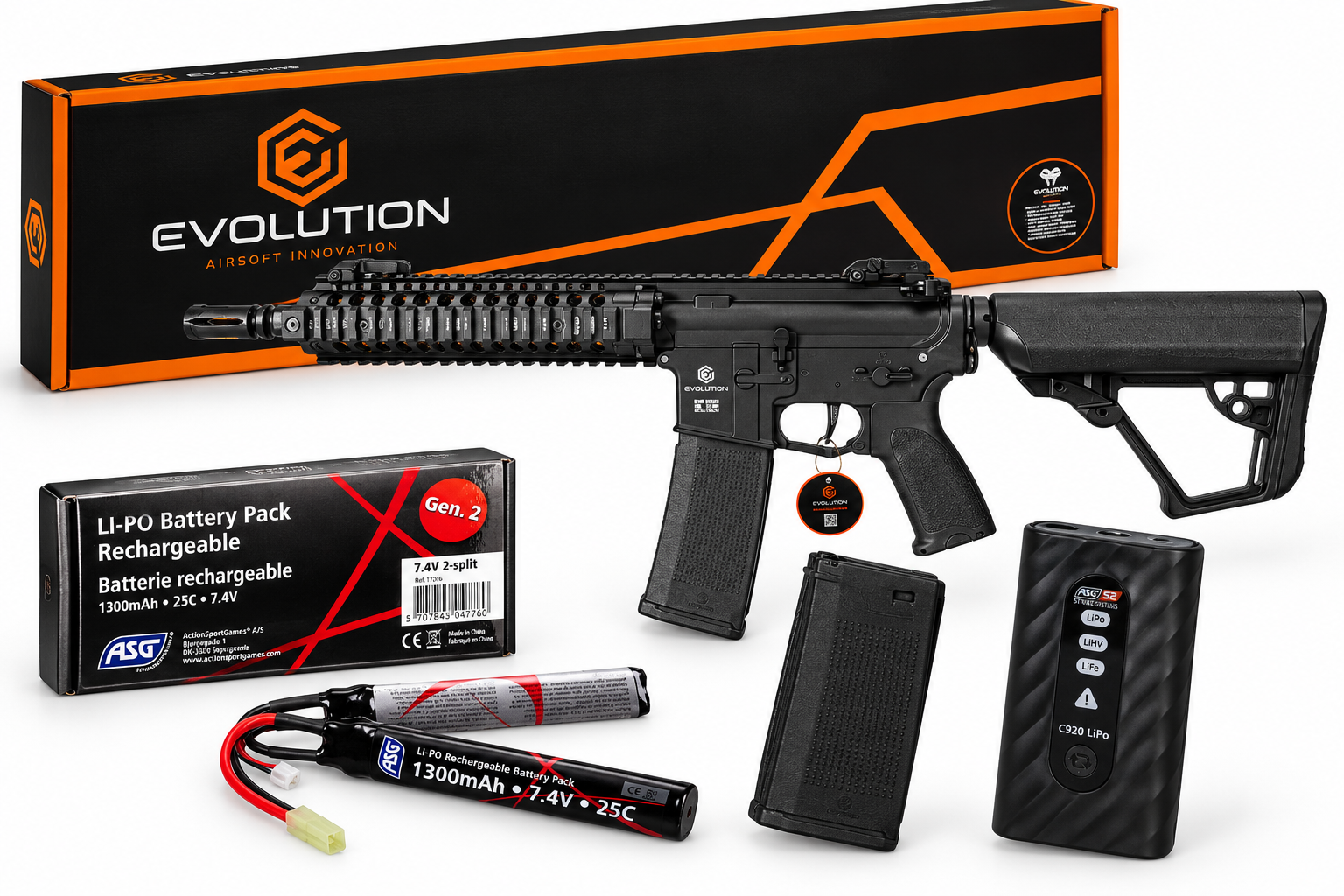 ΠΑΚΕΤΟ ΟΠΛΟ SOFT Evolution Recon MK18 Mod. 1 10.8'', MH-3000+Μπαταρια+Φορτιστή+Extra γεμιστηρα 140d